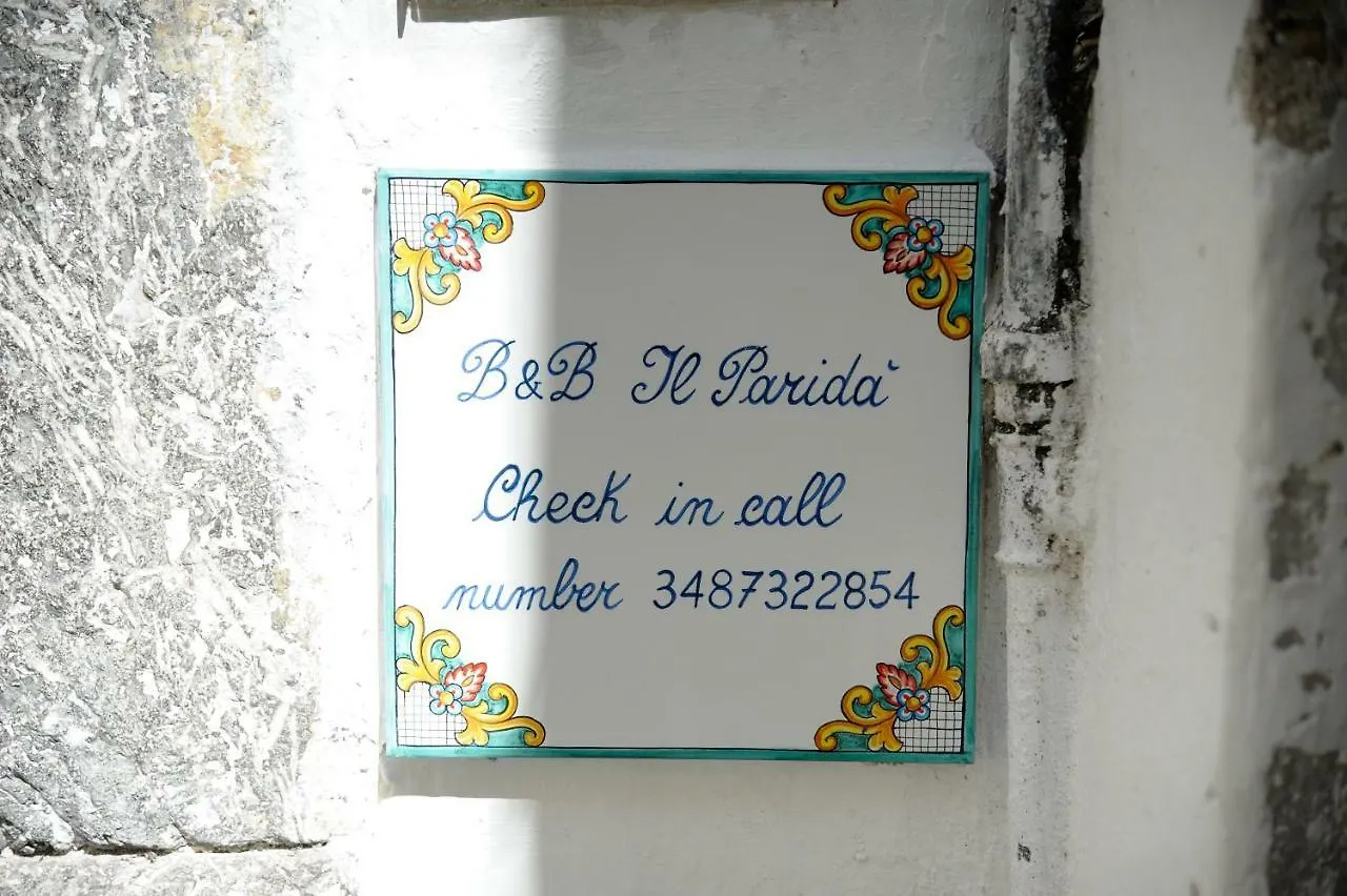 Bed and Breakfast Il Parida Амальфи
